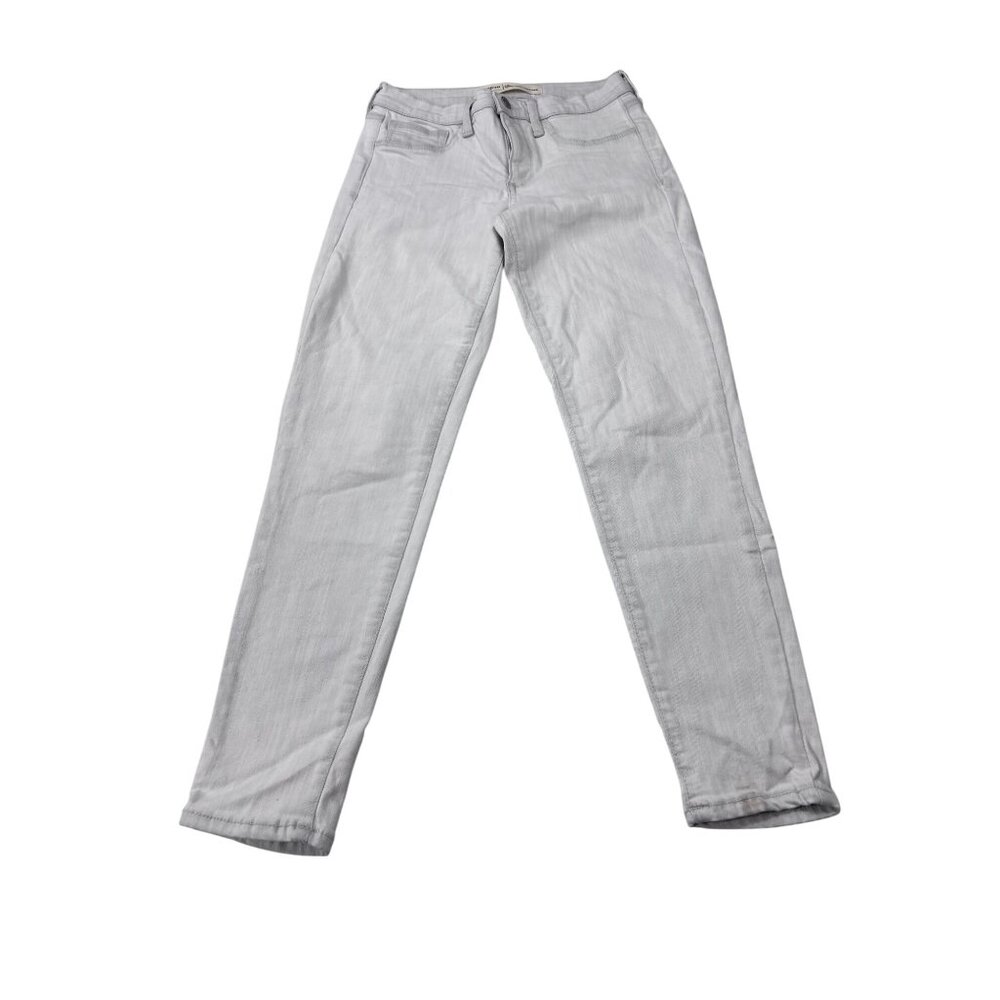 Gap 1969 Womens Inner Cozy Leggings Size 6 28R Light Gray Denim